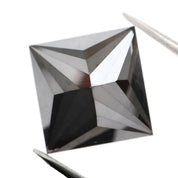 6 MM Size Princess Cut Diamond Loose Black Diamonds