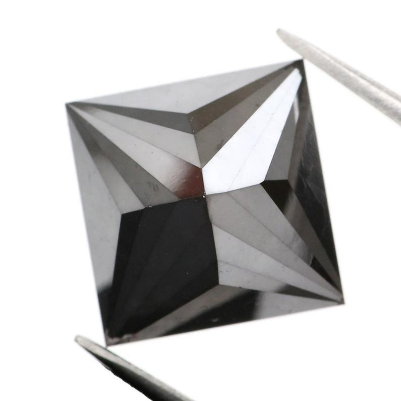 7 Mm Size Princess Cut Loose Black Diamond For Sale