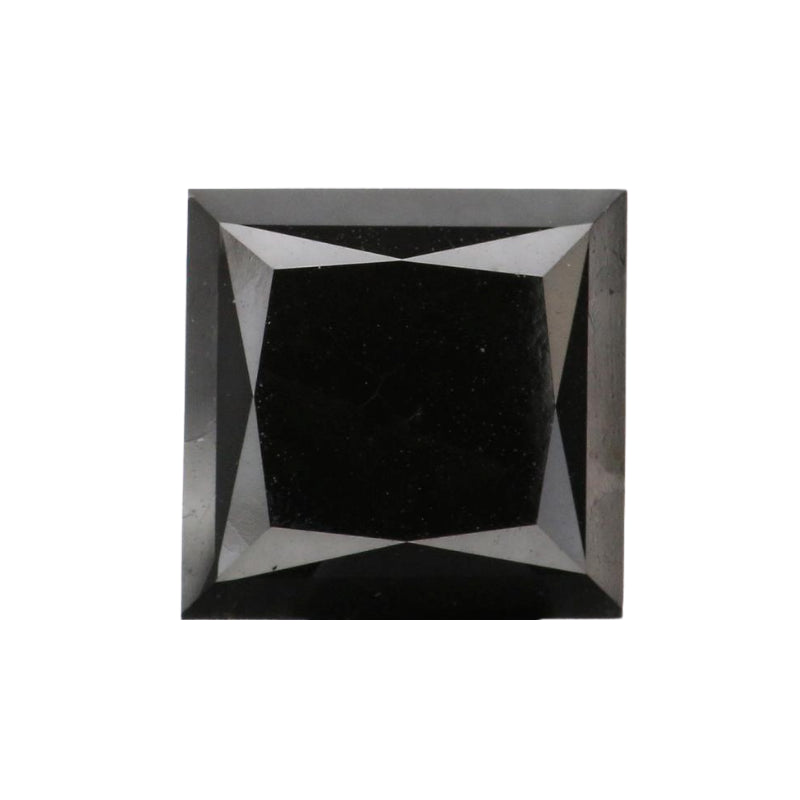 4 Ct To 5 Ct Princess Cut Natural Black Diamond