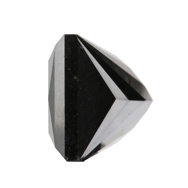 1.7 Carat 6 MM Size Princess Shape Black Diamond