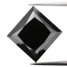 0.98 Carat 5 Mm Princess Cut Black Diamond