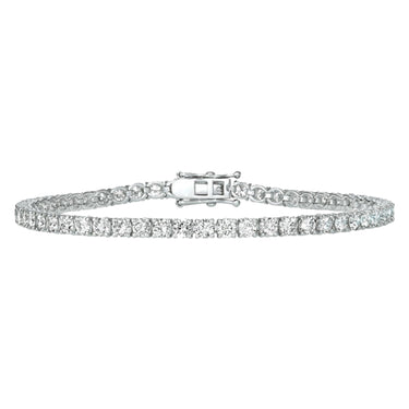 Diamond Tennis Bracelet In 14k White Gold For Women (3 Ct)