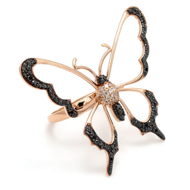 black-diamond-butterfly-ring