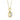 0.5 Carat Round Shaped Solitaire Diamond Pendant In Yellow Gold 