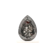 0.80 ct Pear Cut Salt and Pepper Diamond
