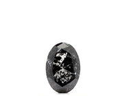 0.50 Ct Oval Cut Salt and Pepper Diamond