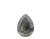 0.50 Carat Pear Cut Salt and Pepper Diamond