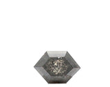 0.50 Ct Hexagon Cut Salt and Pepper Diamond