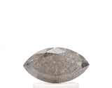 0.80 ct Marquise Cut Salt and Pepper Diamond
