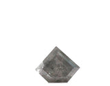 0.50 Carat Shield Cut Salt and Pepper Diamond