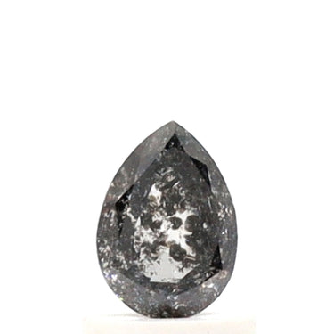 0.61 Ct Pear Cut Salt and Pepper Diamond