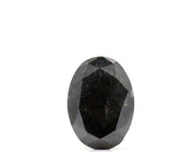 1 CT Oval Cut Salt and Pepper Diamond