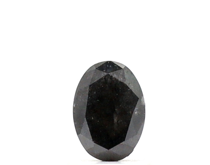 1.042 Ct Oval Cut Salt and Pepper Diamond