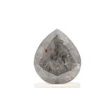 1.20 Ct Pear Cut Salt and Pepper Diamond