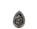0.50 Carat Pear Shape Salt and Pepper Diamond
