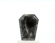 0.85 Carat Coffin Shape Salt and Pepper Diamond