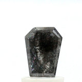 0.83 Carat Coffin Shape Salt and Pepper Diamond