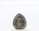 0.70 Ct Pear Shape Salt and Pepper Diamond