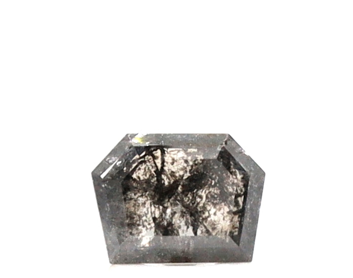0.95 Ct Geometric Shape Salt and Pepper Diamond