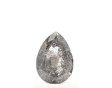 0.72 Ct Pear Cut Salt and Pepper Diamond
