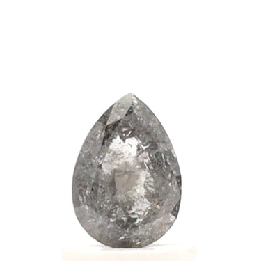 Diamant sel et poivre taille poire de 0,72 ct