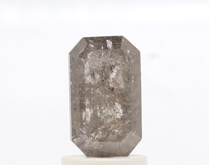1.47 Ct Radiant Cut Salt And Pepper Diamond