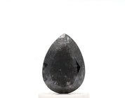 0.85 ct Pear Shape Salt and Pepper Diamond