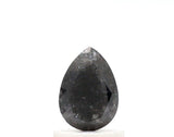 0.85 ct Pear Shape Salt and Pepper Diamond