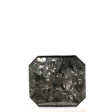 0.81 Ct Radiant Cut Salt and Pepper Diamond