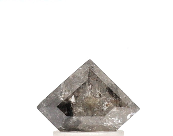 1.34 Ct Shield Cut Salt and Pepper Diamond