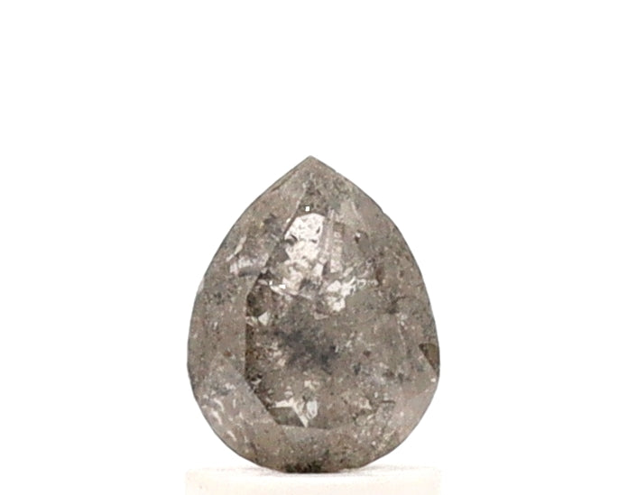 1.18 Ct Pear Cut Salt and Pepper Diamond