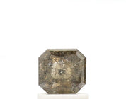 0.95 Ct Asscher Cut Salt and Pepper Diamond