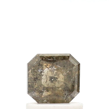 Diamante de sal y pimienta talla Asscher de 0,93 quilates