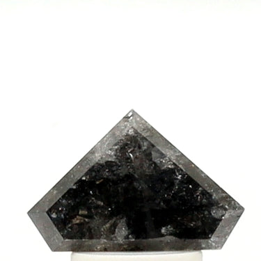 1.27 Ct Shield Shape Salt and Pepper Diamond