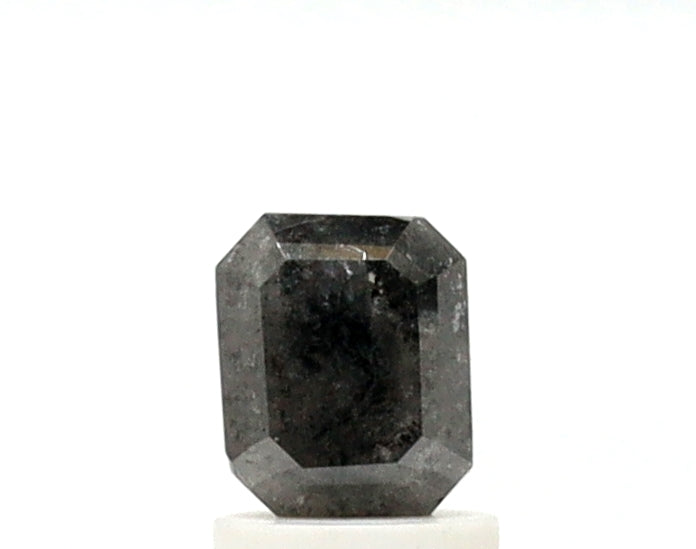1.43 Ct Radiant Cut Salt and Pepper Diamond