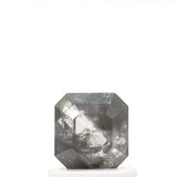 0.87 Carat Radiant Cut Salt and Pepper Diamond