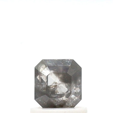 0.87 Carat Radiant Cut Salt and Pepper Diamond