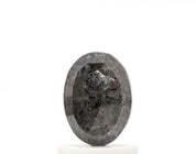 1.17ct Oval Cut Salt and Pepper Diamond