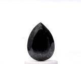 0.80 Ct Pear Shape Salt and Pepper Diamond