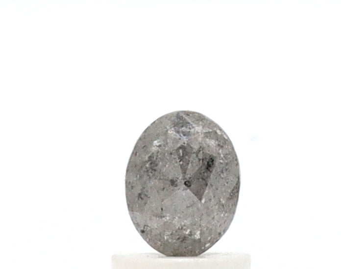 1 Ct Oval Cut Salt and Pepper Diamond
