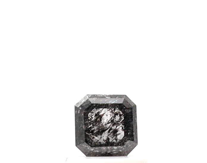 0.50 Carat Radiant Cut Salt And Pepper Diamond