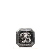 0.44 Carat Radiant Cut Salt And Pepper Diamond