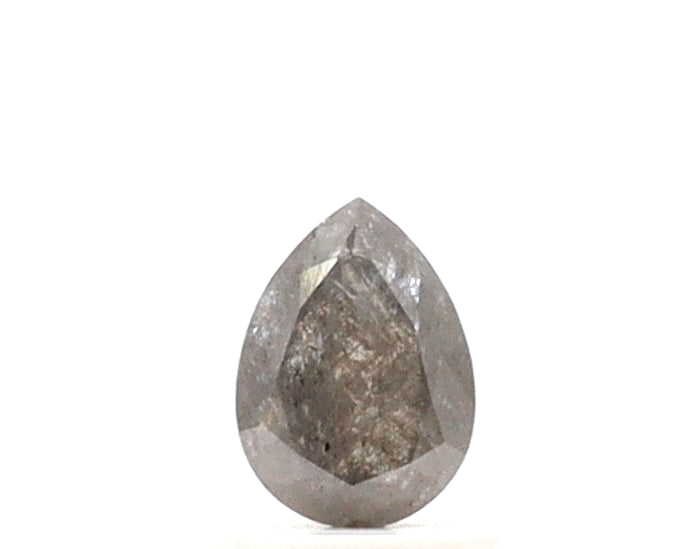 0.80 Carat Pear Shape Salt and Pepper Diamond