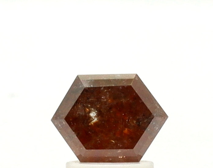 1.65 Ct Hexagon Shape Salt and Pepper Diamond