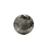 1 Ct Round Shape Salt and Pepper Diamond