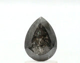 1 Ct Pear Shape Salt and Pepper Diamond