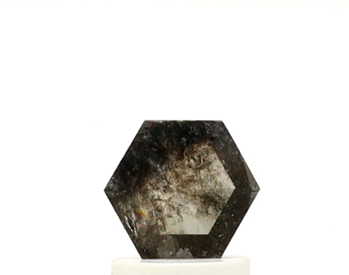 0.50 ct Hexagon Shape Salt and Pepper Diamond