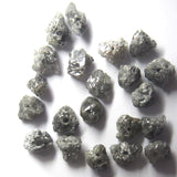 3 Ct Gray Uncut Diamond Beads