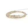 7 Inch White Diamond Beads Bracelet