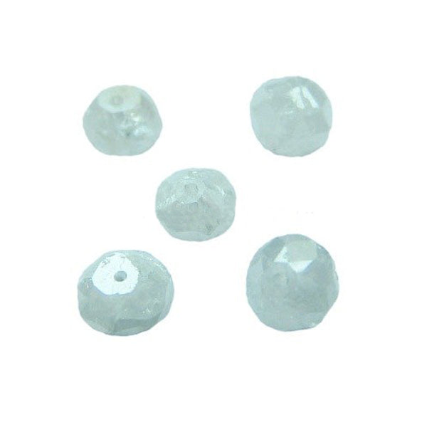 3 Ct White Diamond Faceted Beads Lot